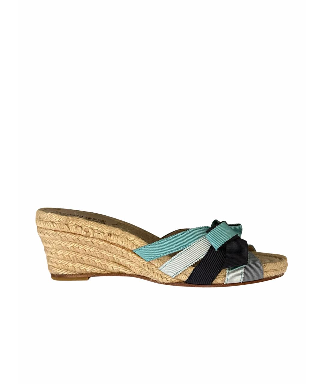 FERRAGAMO Мульти текстильные эспадрильи, фото 1