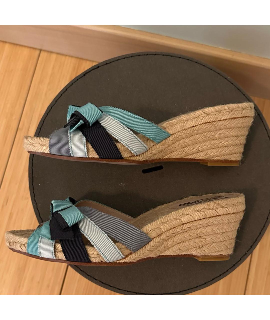 FERRAGAMO Мульти текстильные эспадрильи, фото 3