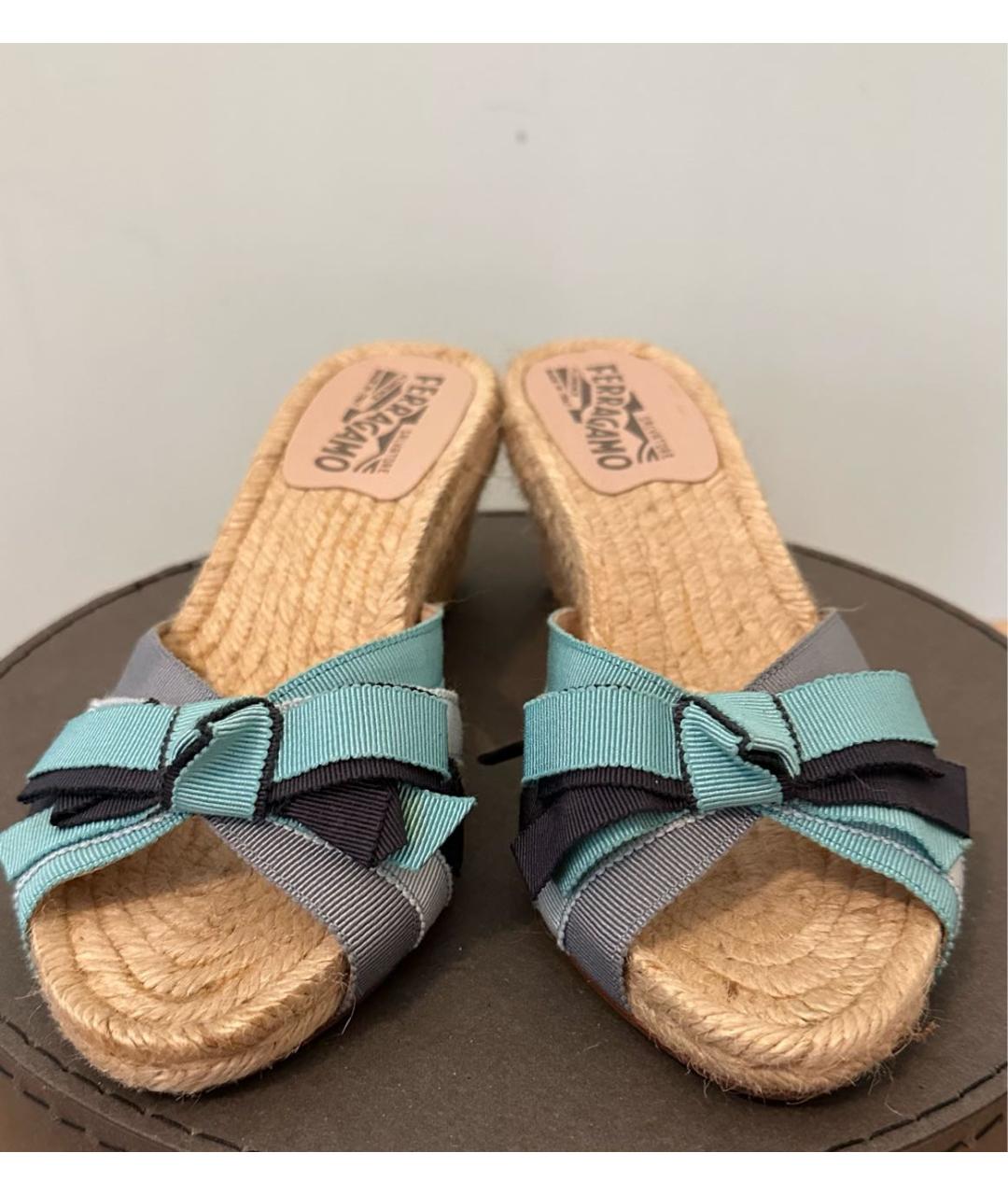 FERRAGAMO Мульти текстильные эспадрильи, фото 2