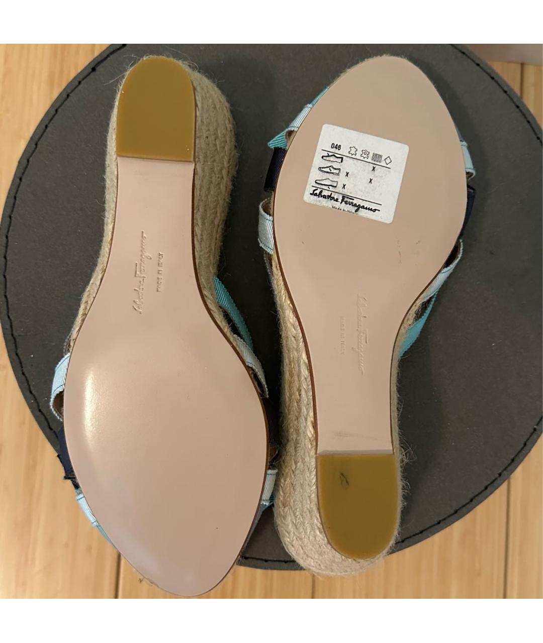 FERRAGAMO Мульти текстильные эспадрильи, фото 4