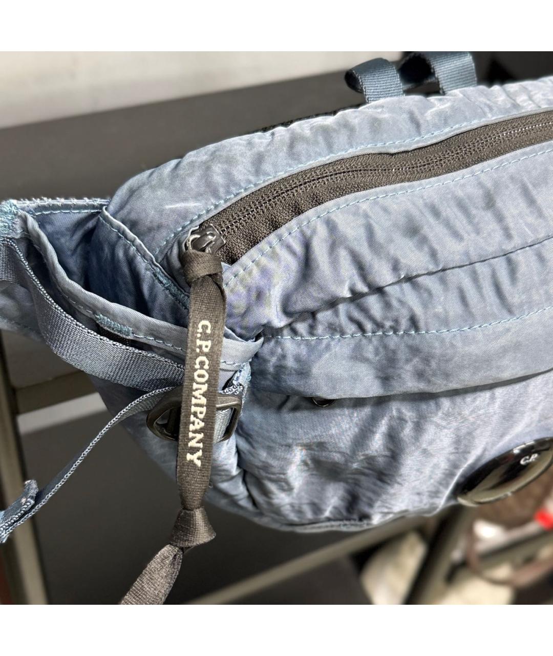 CP COMPANY Голубая поясная сумка, фото 4