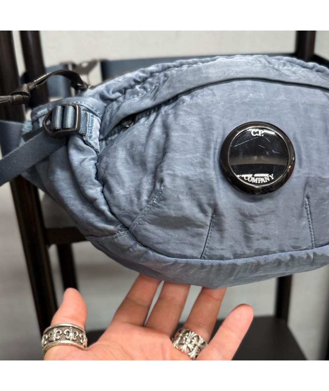 CP COMPANY Голубая поясная сумка, фото 7
