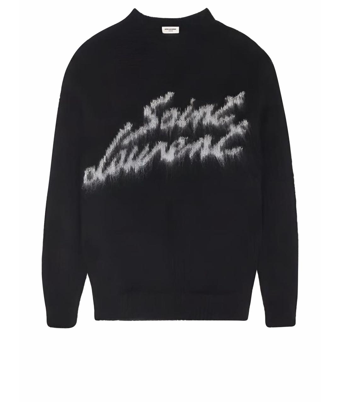 SAINT LAURENT Черный джемпер / свитер, фото 1
