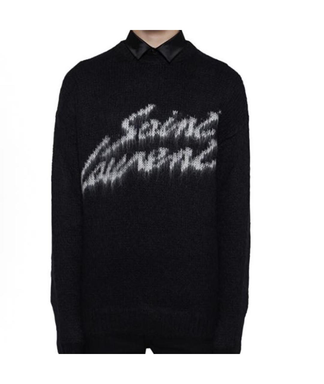 SAINT LAURENT Черный джемпер / свитер, фото 3