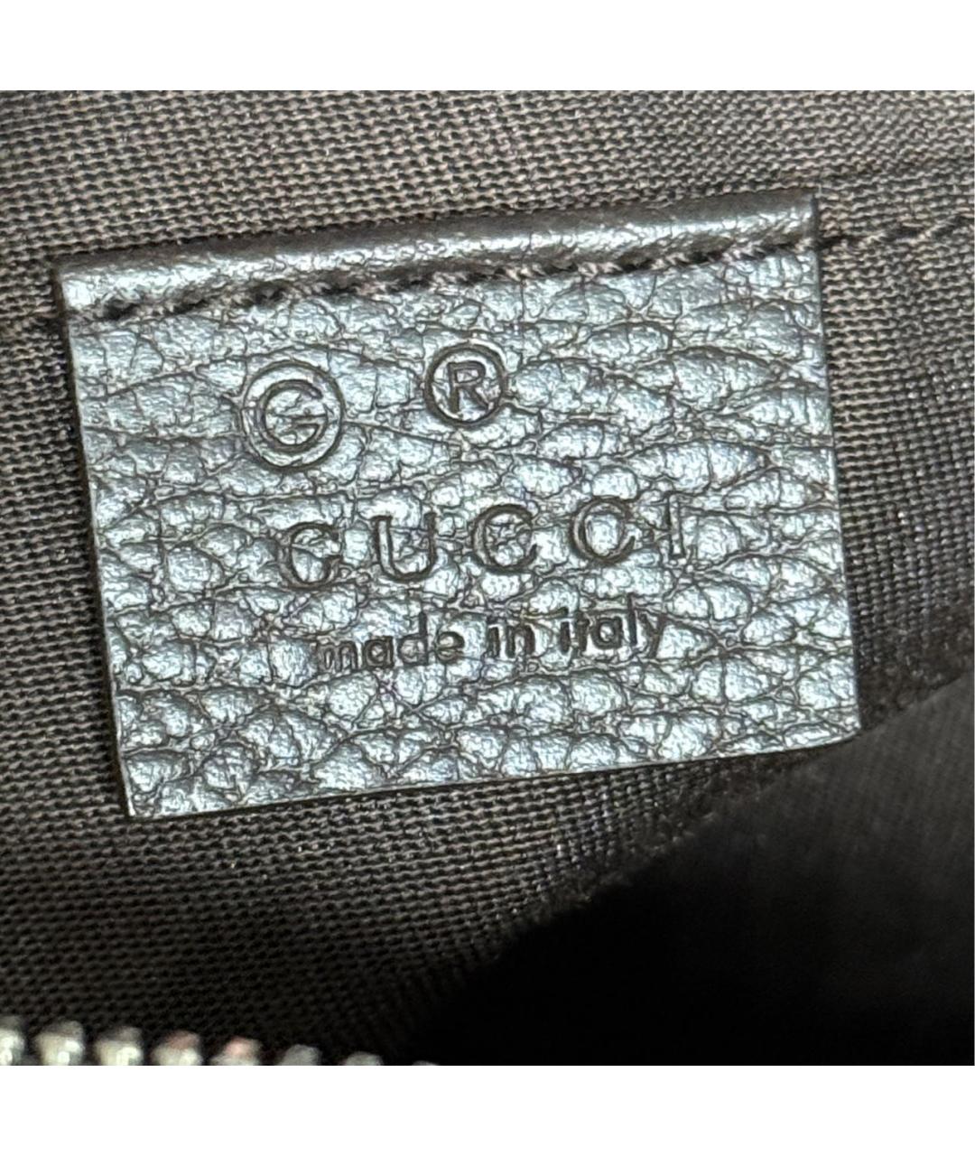 GUCCI Бежевая хлопковая поясная сумка, фото 6