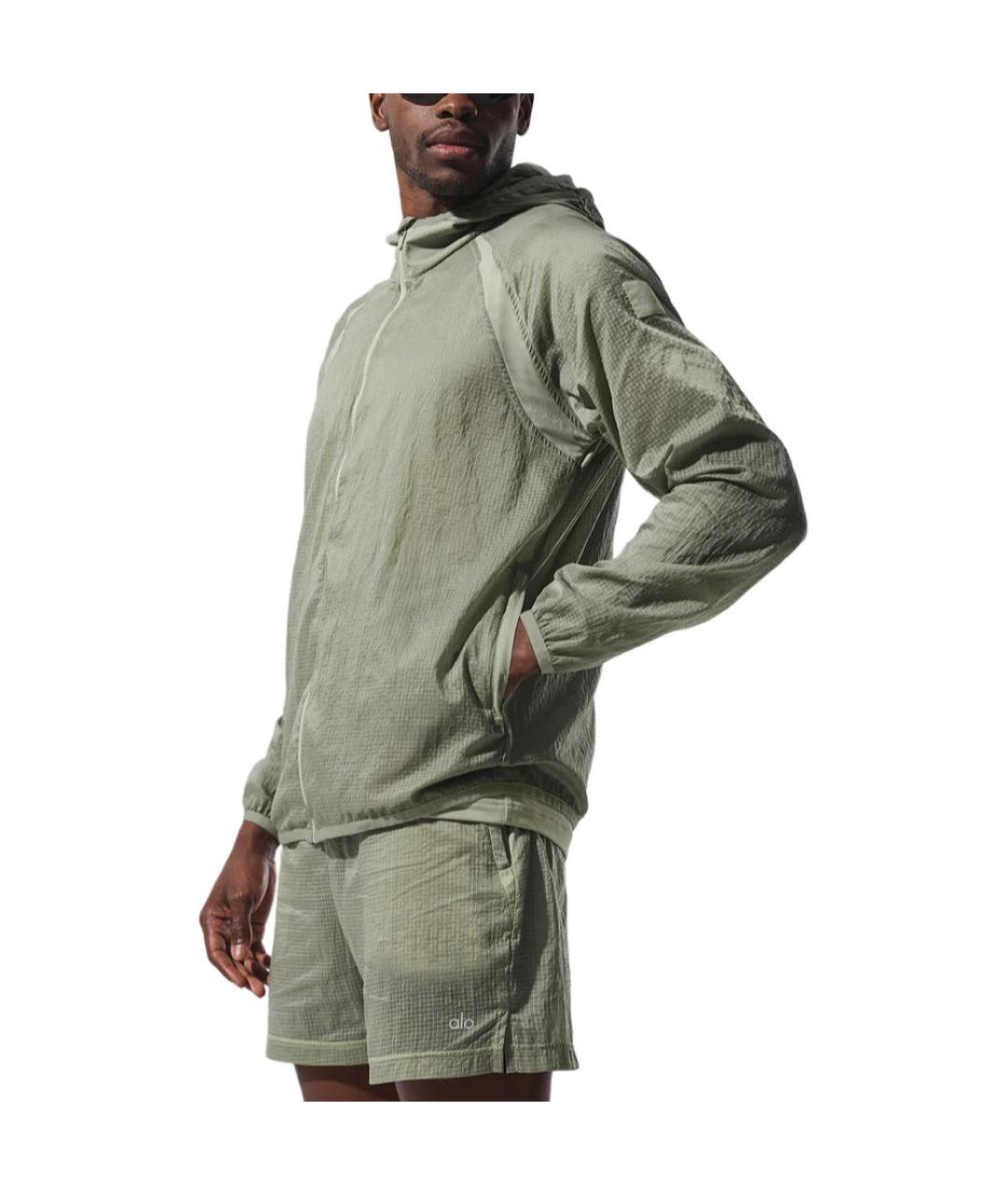 ALO YOGA Зеленая куртка, фото 5