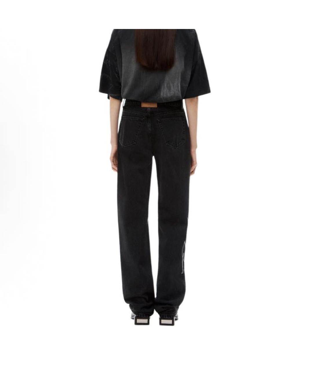 ALEXANDER WANG Хлопковые прямые джинсы, фото 3