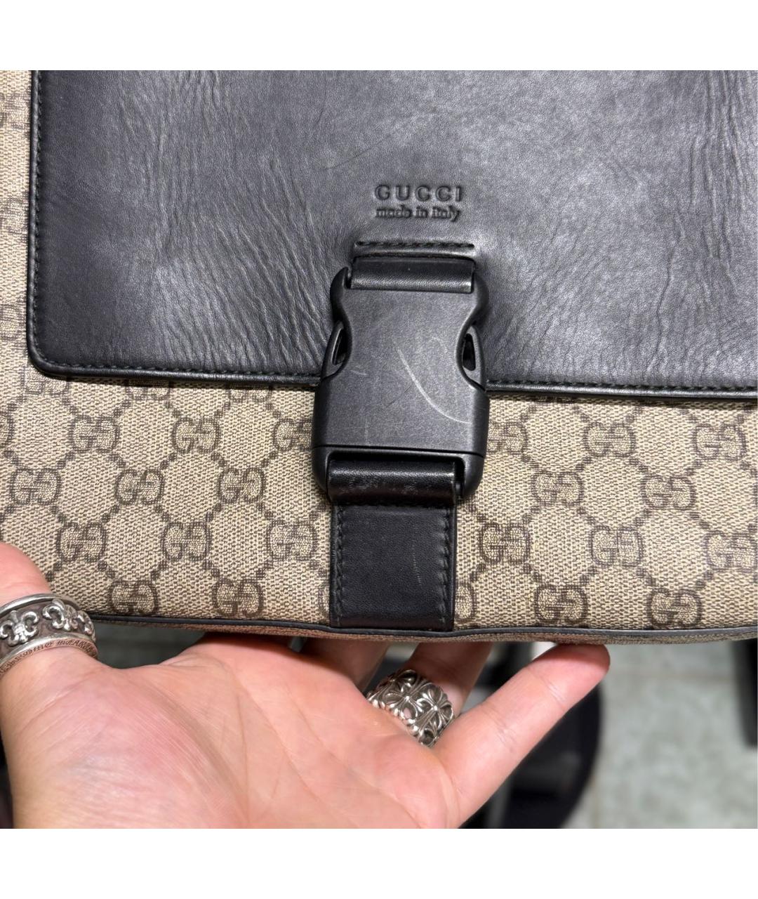 GUCCI Бежевая сумка на плечо, фото 5