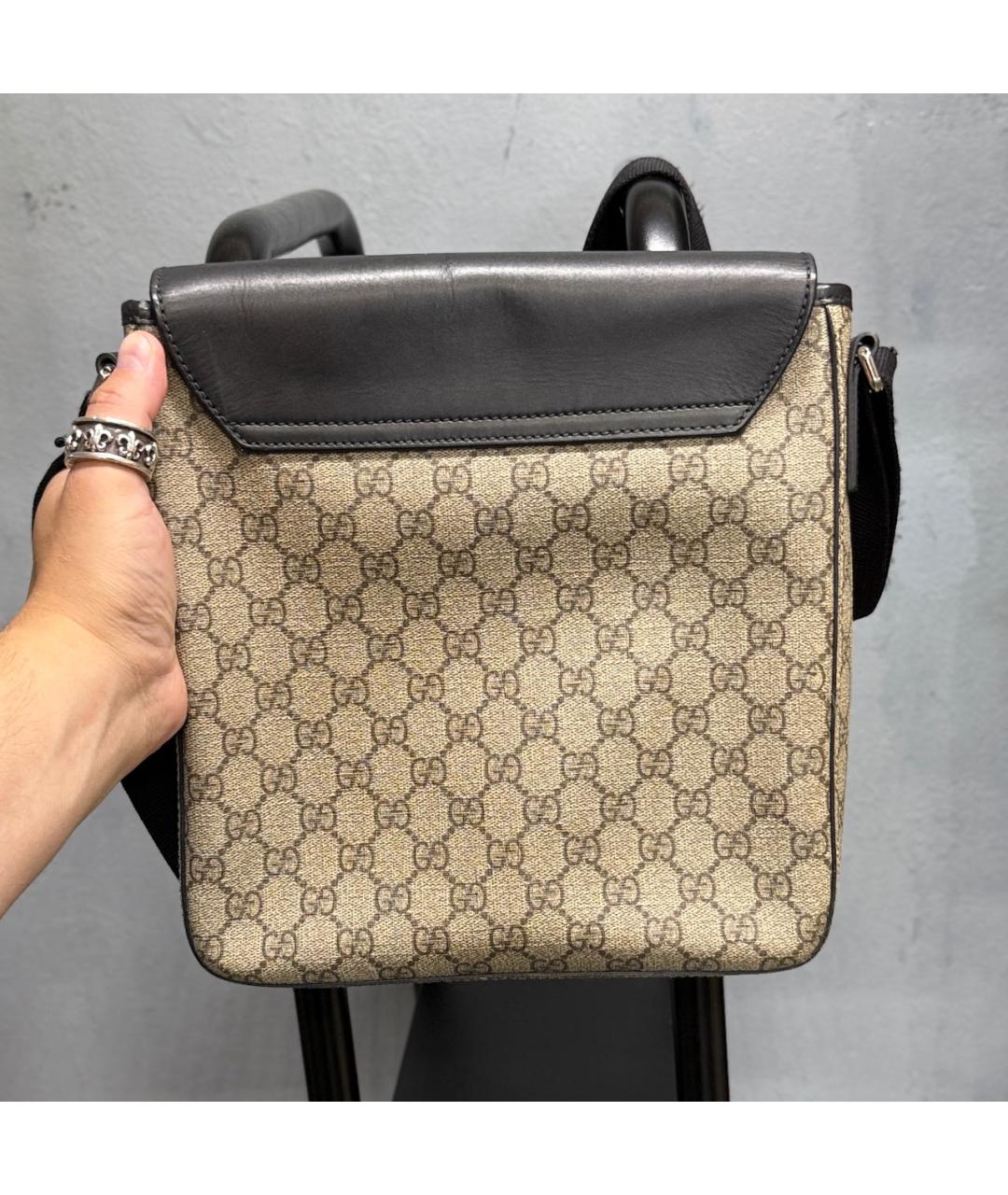 GUCCI Бежевая сумка на плечо, фото 3