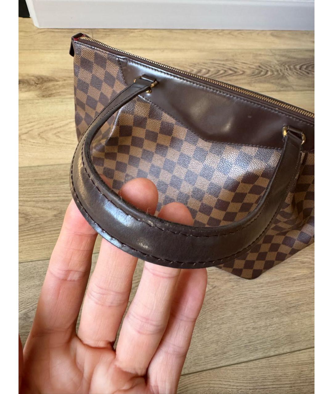 LOUIS VUITTON Коричневая сумка тоут, фото 7