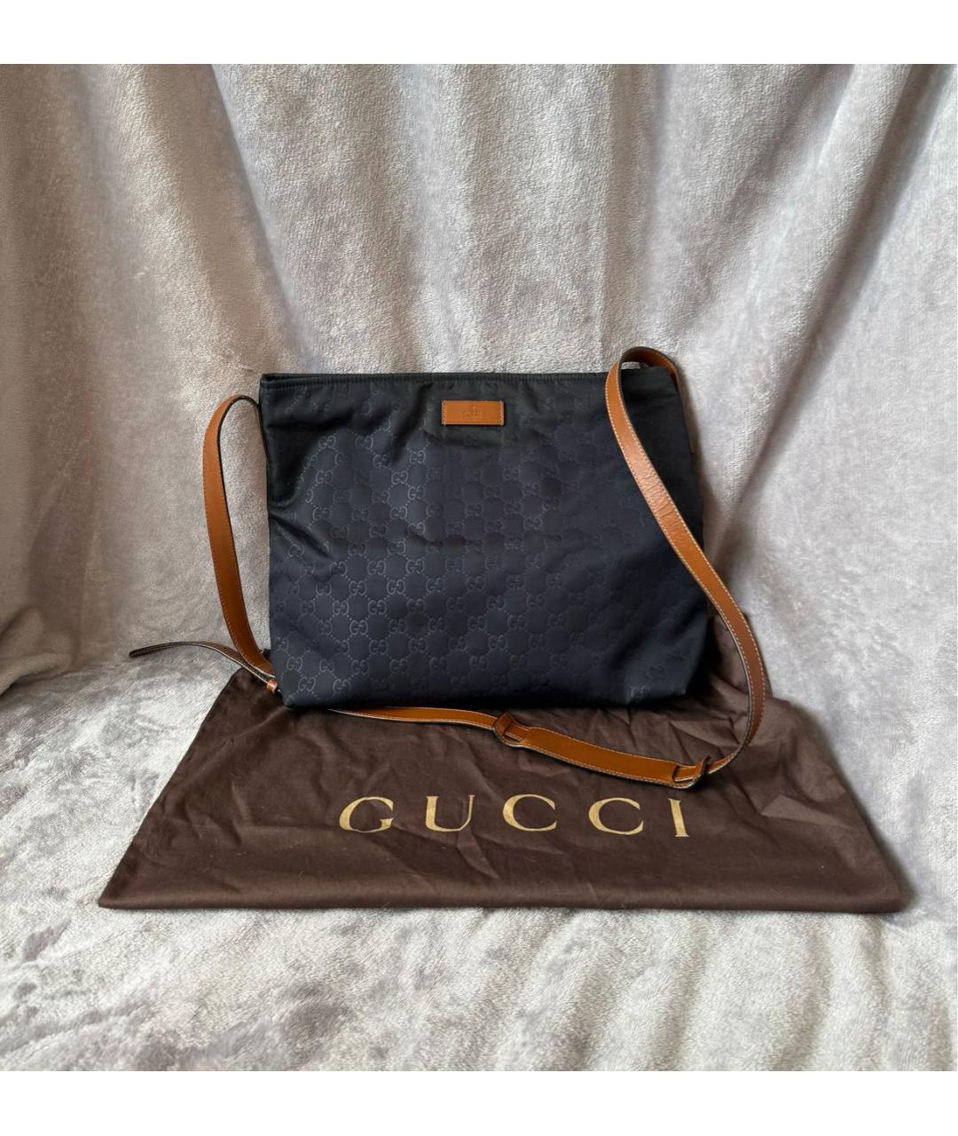 GUCCI Темно-синяя сумка на плечо, фото 2