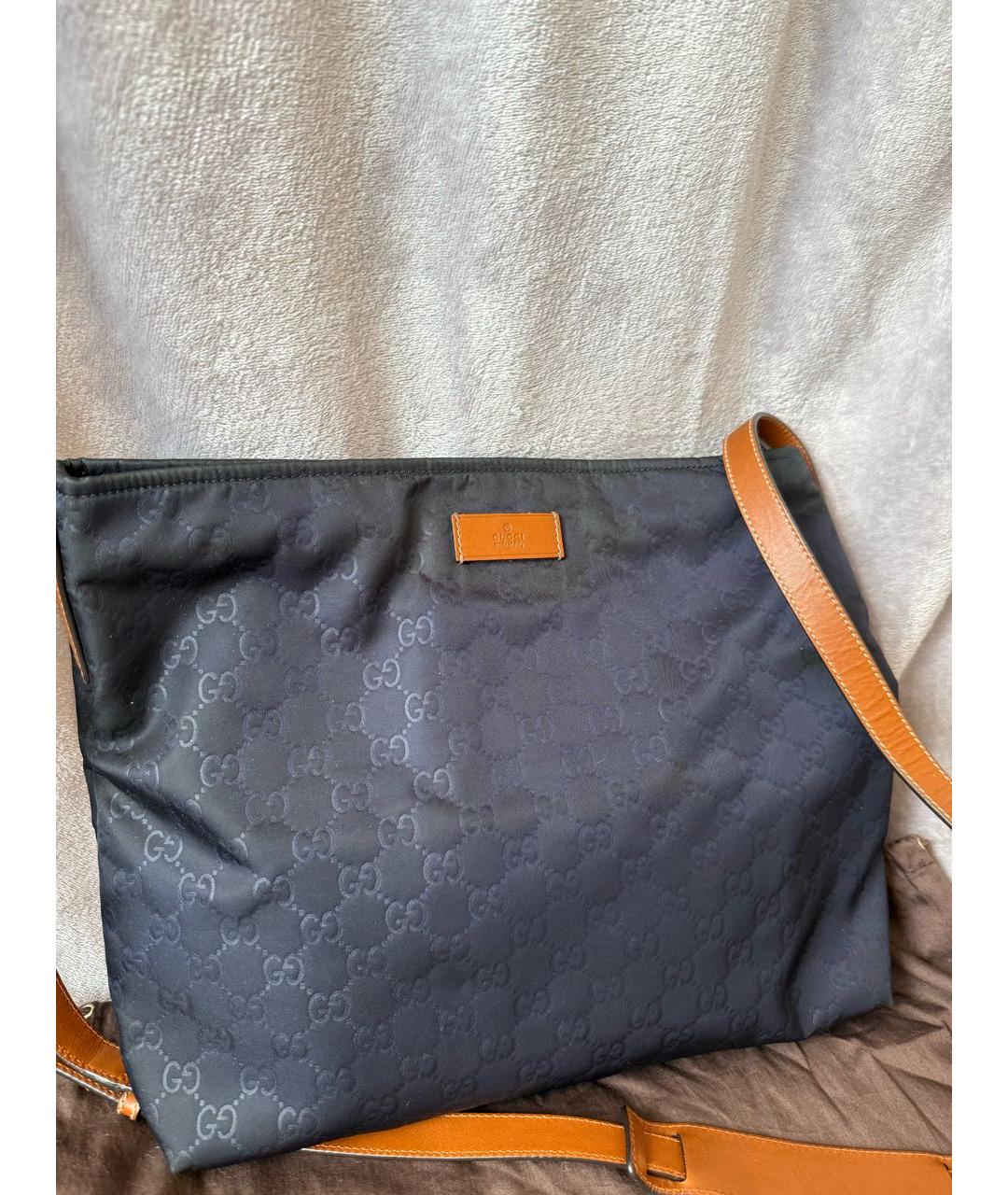 GUCCI Темно-синяя сумка на плечо, фото 3