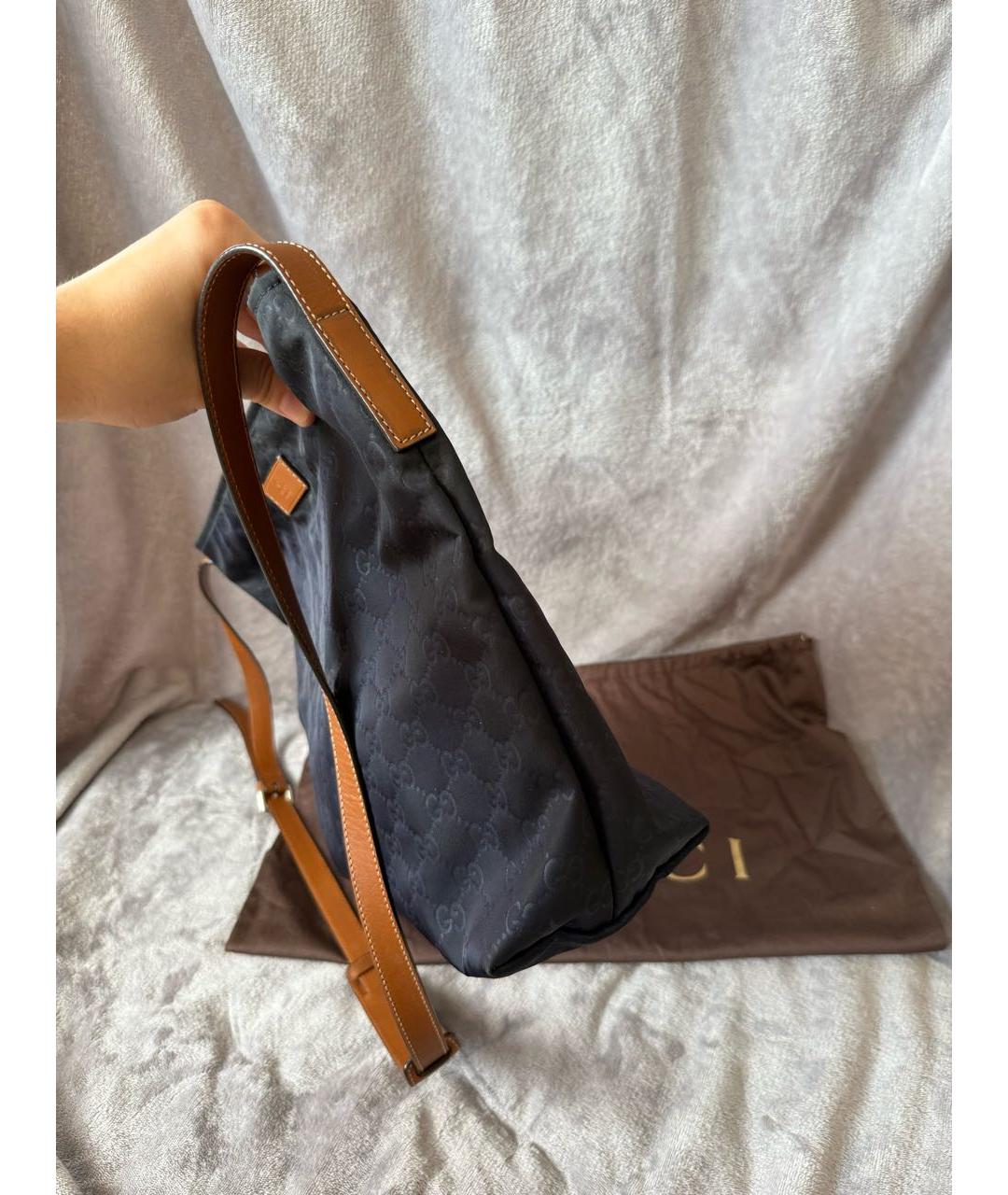 GUCCI Темно-синяя сумка на плечо, фото 8