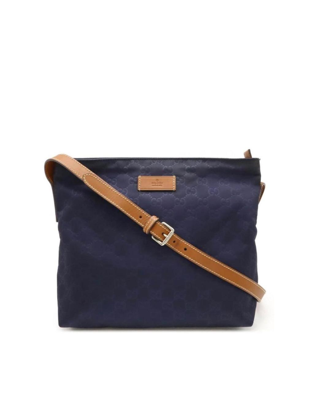 GUCCI Темно-синяя сумка на плечо, фото 1