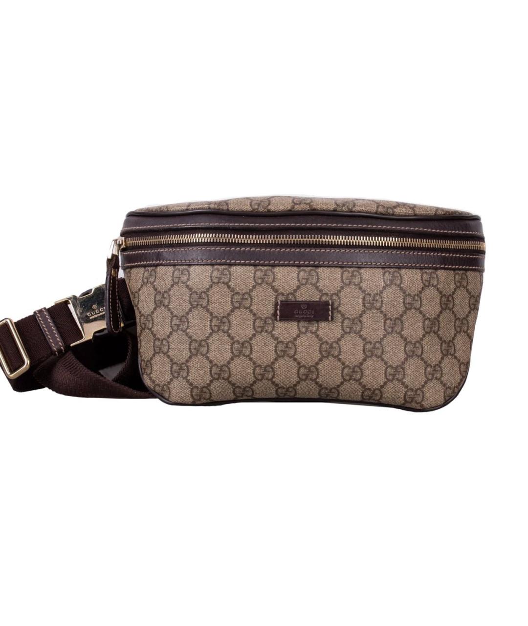 GUCCI Бежевая поясная сумка, фото 1