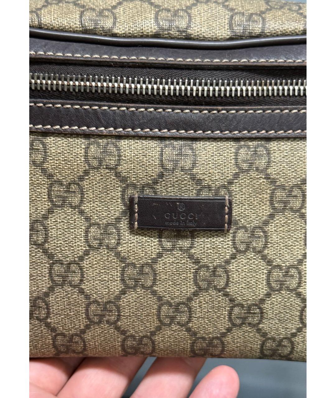 GUCCI Бежевая поясная сумка, фото 3