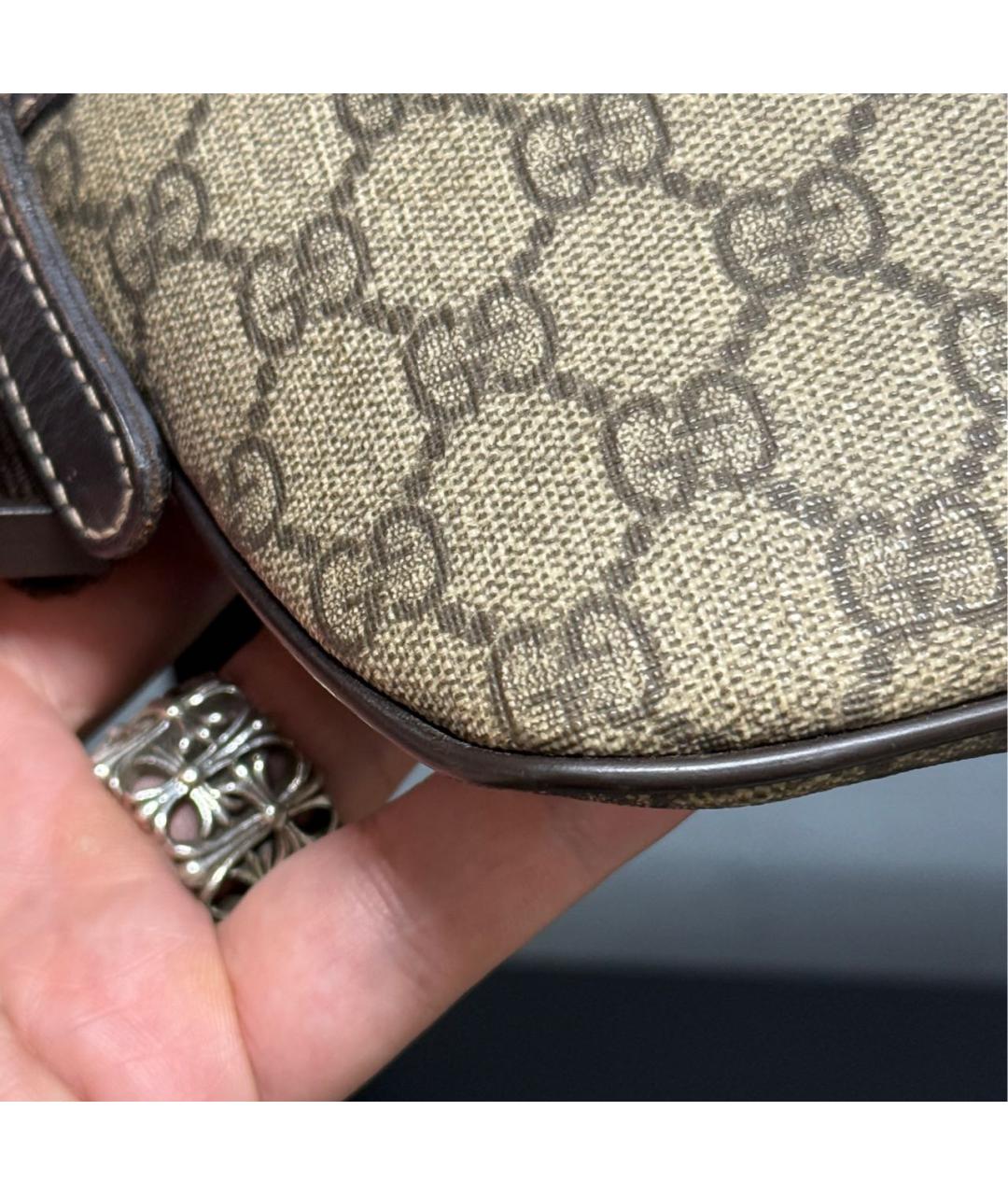 GUCCI Бежевая поясная сумка, фото 5