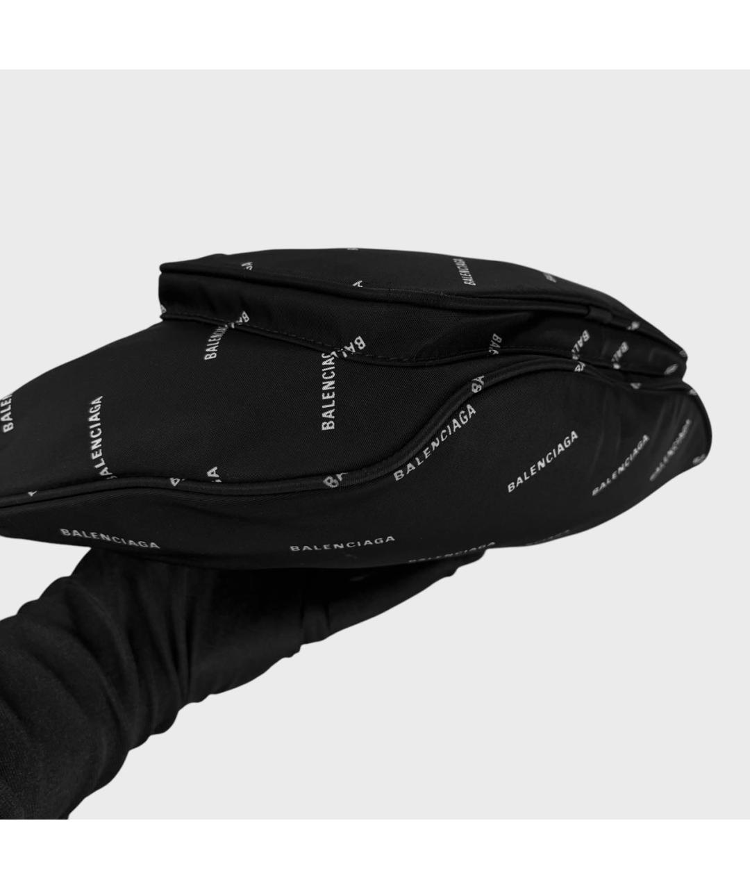 BALENCIAGA Черная поясная сумка, фото 6