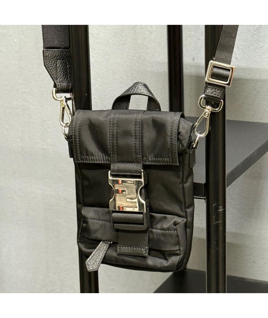 FENDI Черная сумка на плечо, фото 3