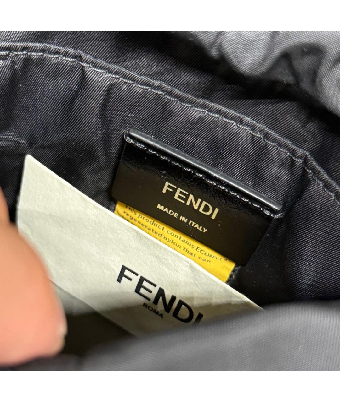 FENDI Черная сумка на плечо, фото 7
