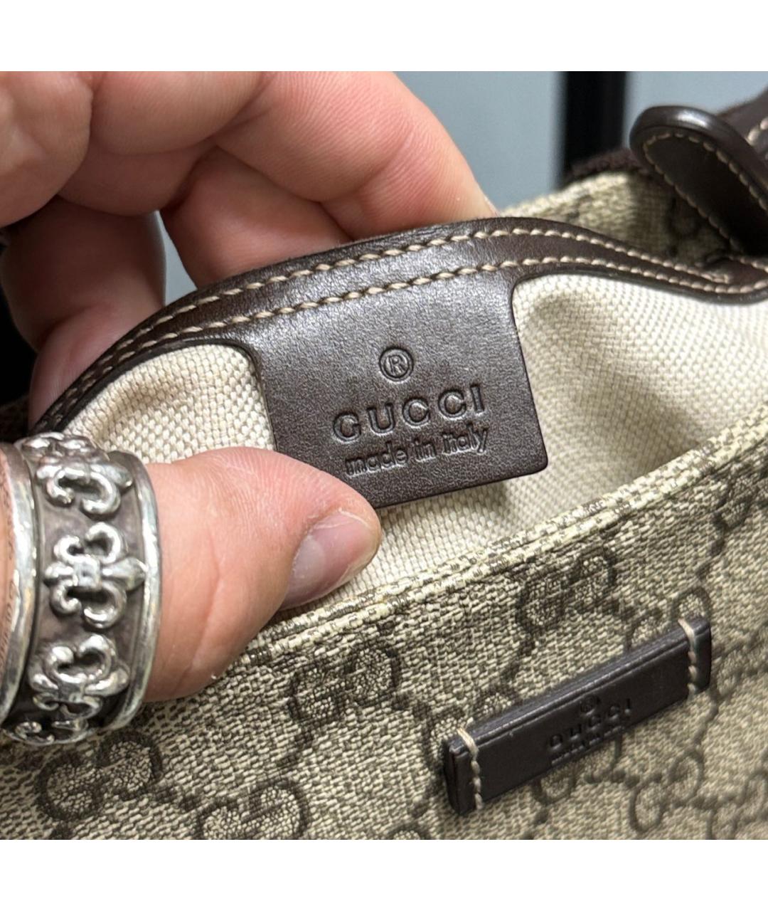 GUCCI Бежевая сумка через плечо, фото 7