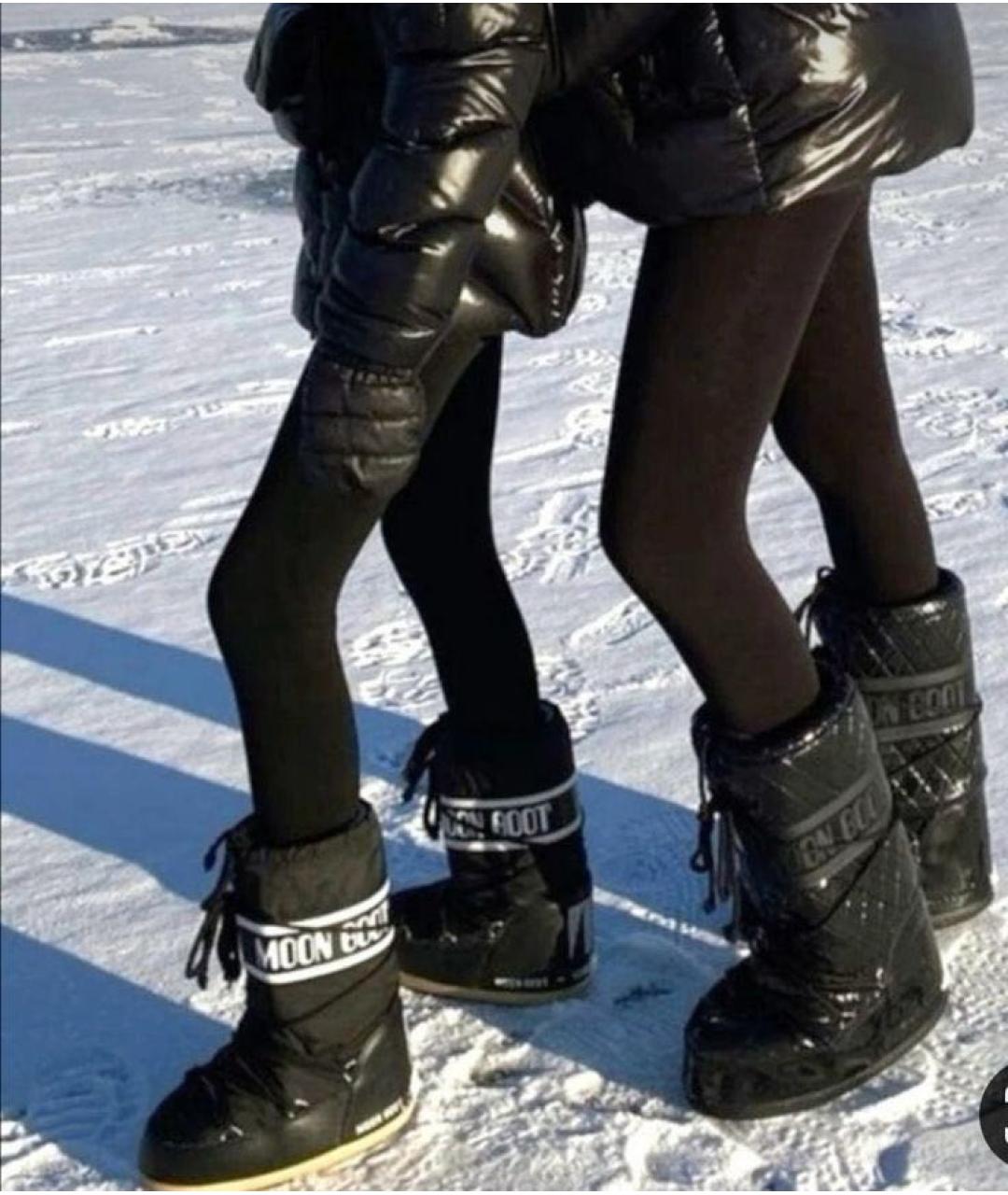 MOON BOOT Черные сапоги, фото 4
