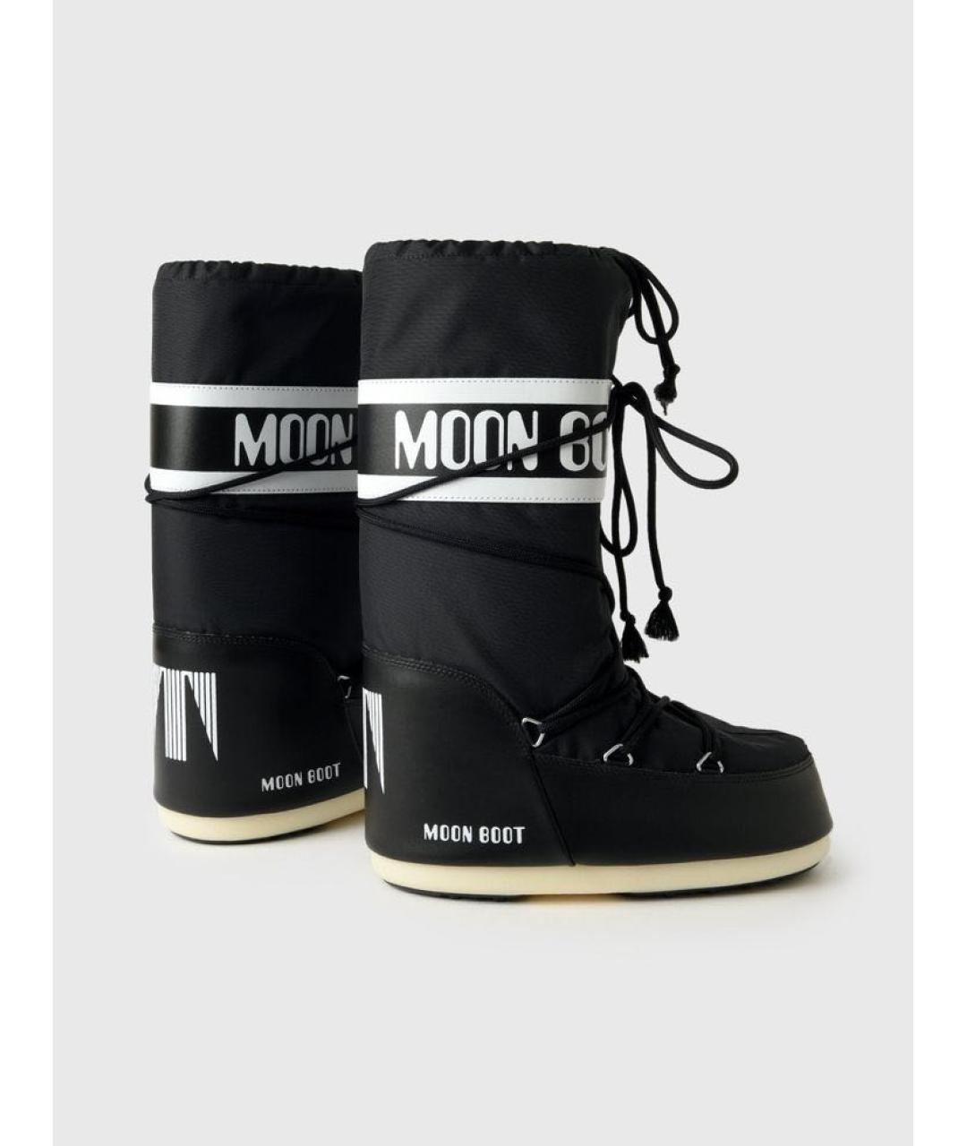MOON BOOT Черные сапоги, фото 2