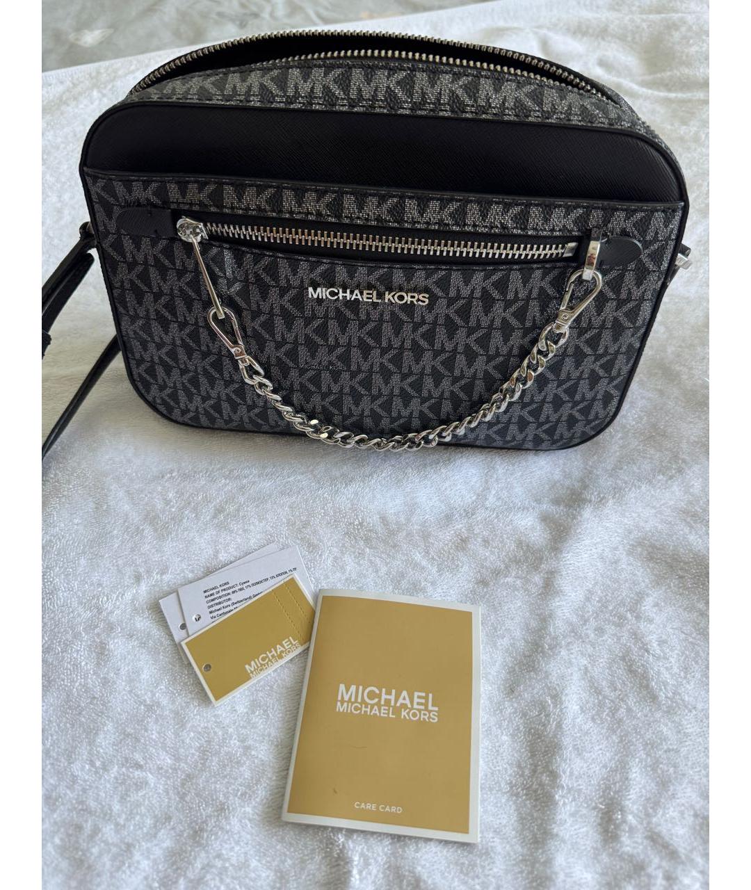 MICHAEL KORS Черная сумка через плечо, фото 5