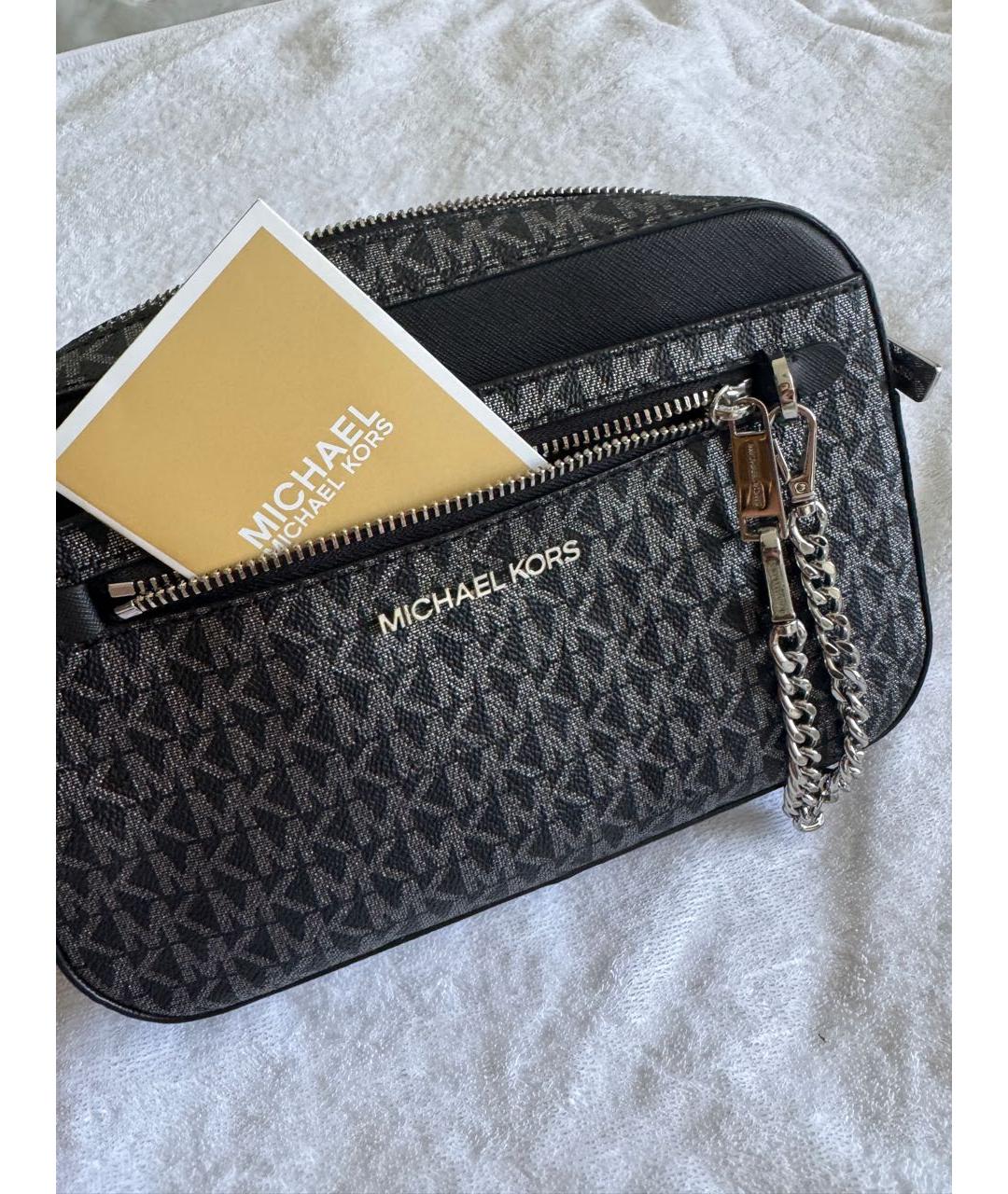 MICHAEL KORS Черная сумка через плечо, фото 2