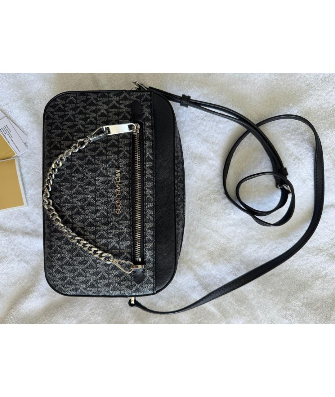 MICHAEL KORS Черная сумка через плечо, фото 9