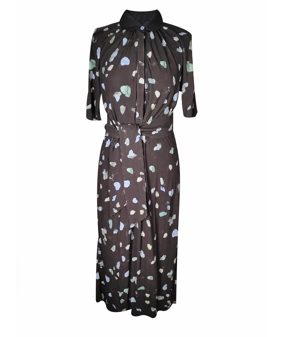 ARMANI COLLEZIONI Черное полиамидовое платье, фото 1