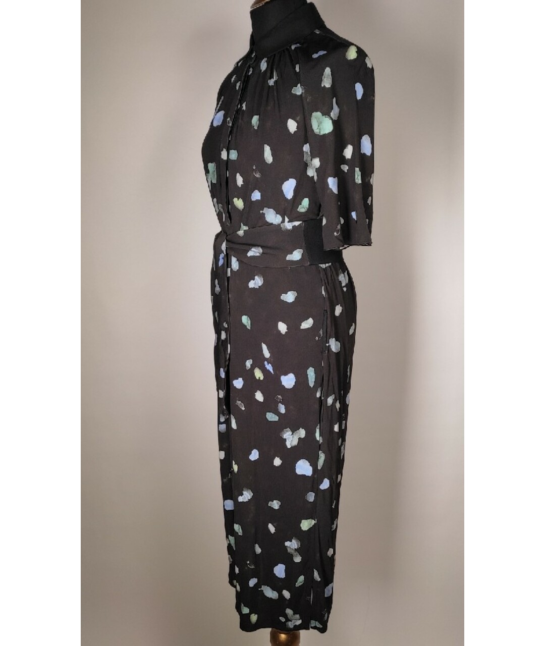 ARMANI COLLEZIONI Черное полиамидовое платье, фото 2