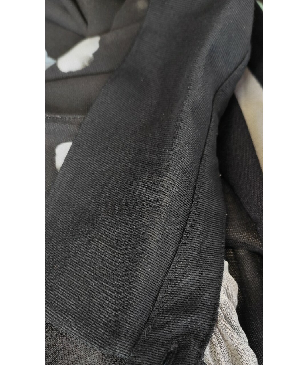 ARMANI COLLEZIONI Черное полиамидовое платье, фото 7