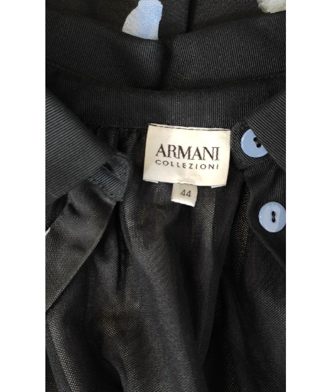ARMANI COLLEZIONI Черное полиамидовое платье, фото 4