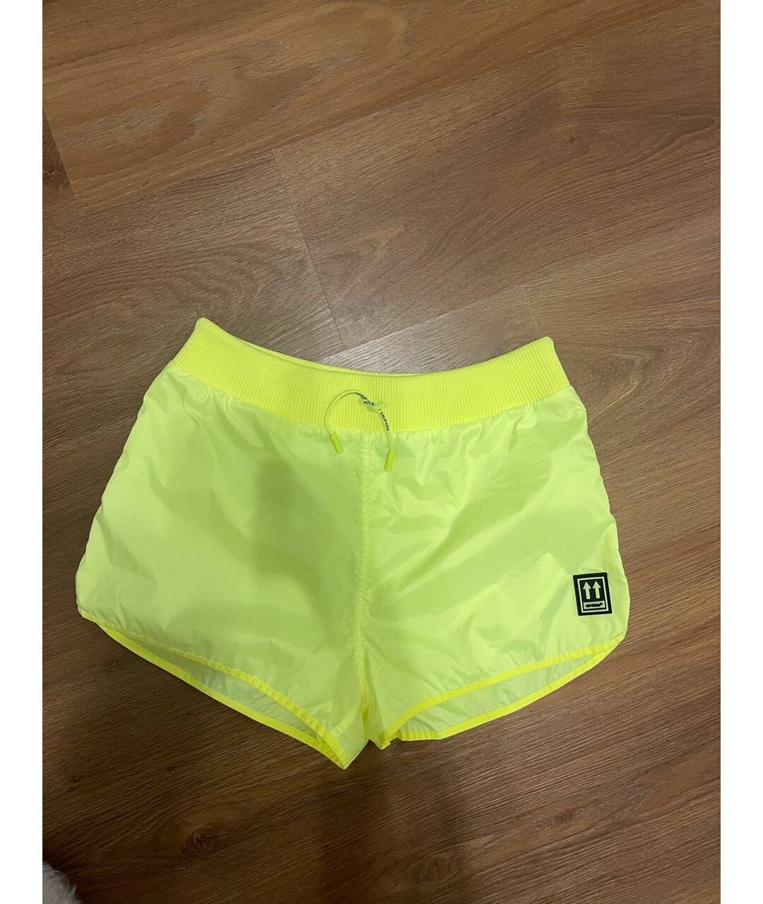 OFF-WHITE Желтые шорты, фото 6