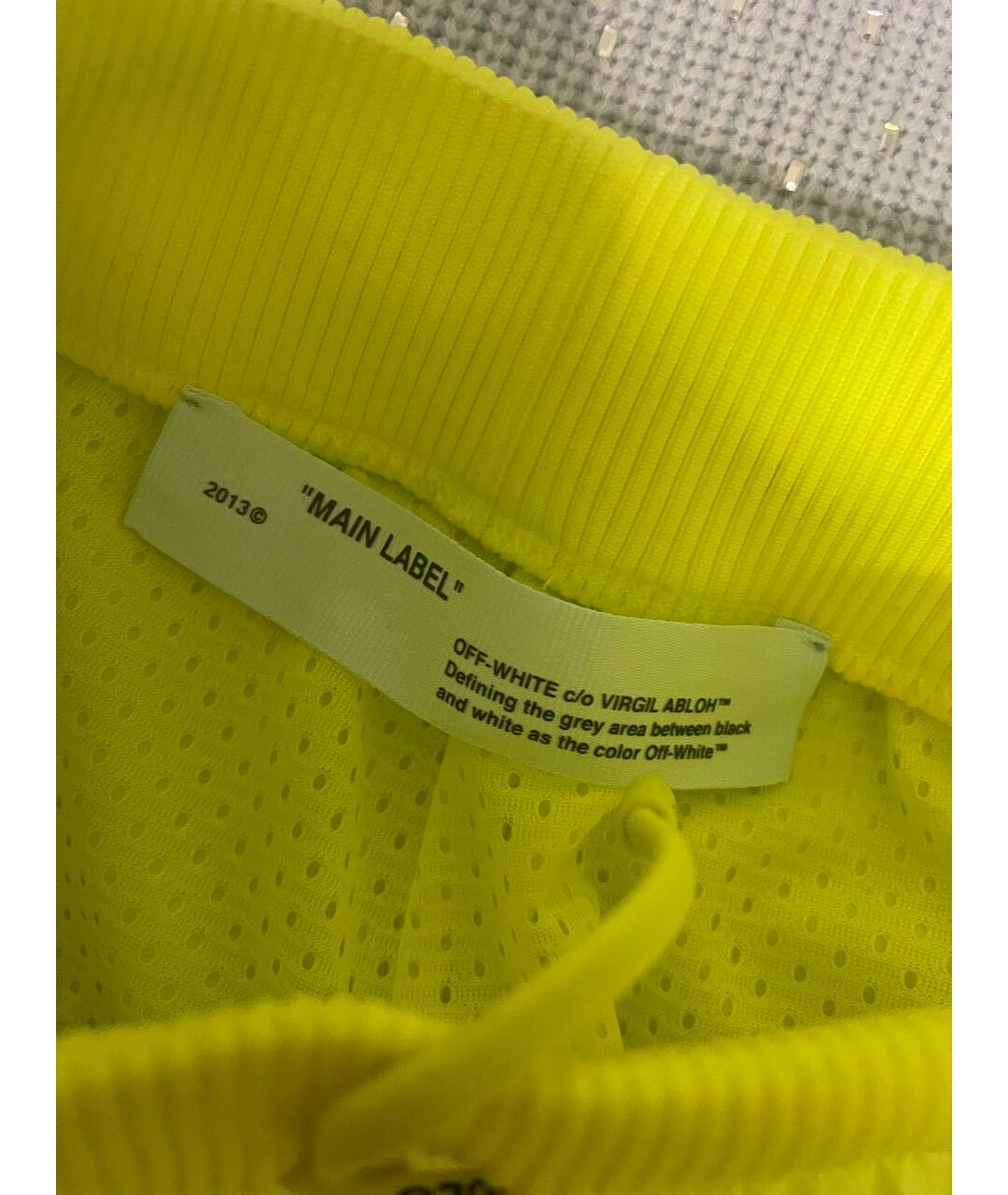 OFF-WHITE Желтые шорты, фото 4