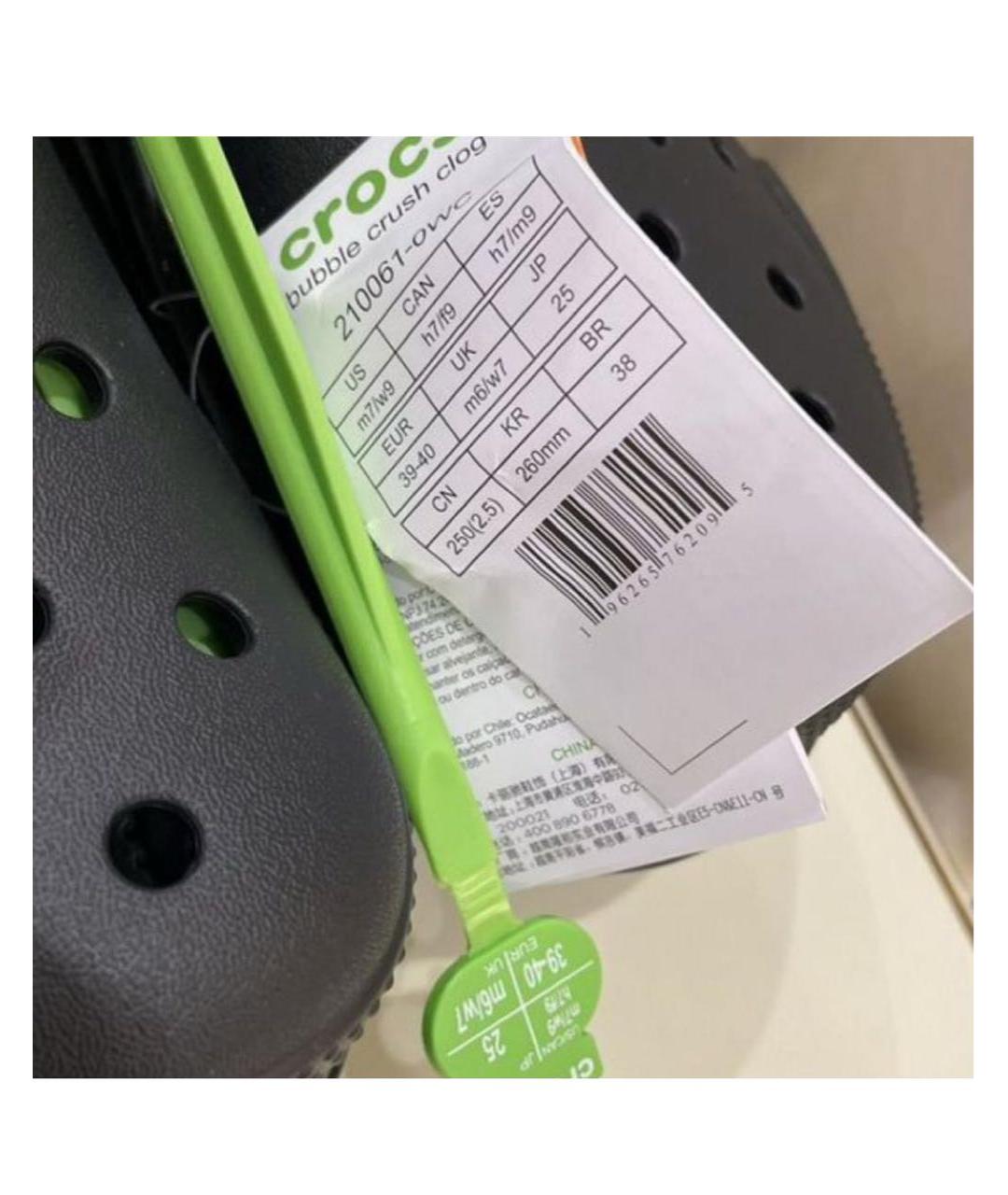 CROCS Черные сабо, фото 6