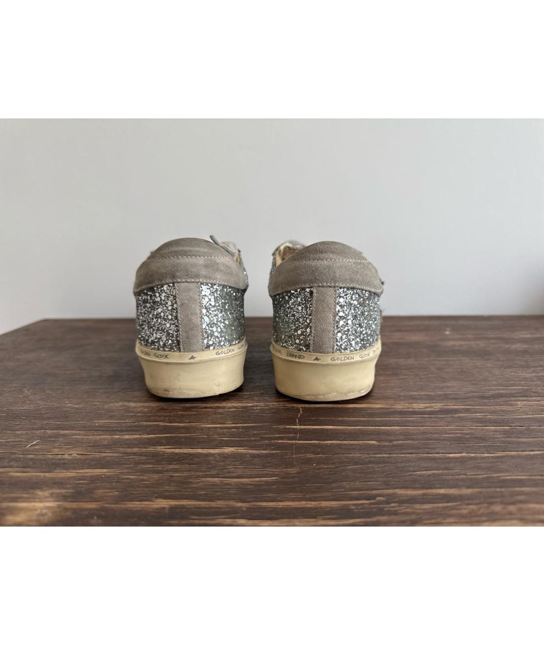 GOLDEN GOOSE DELUXE BRAND Серебряные кеды, фото 4