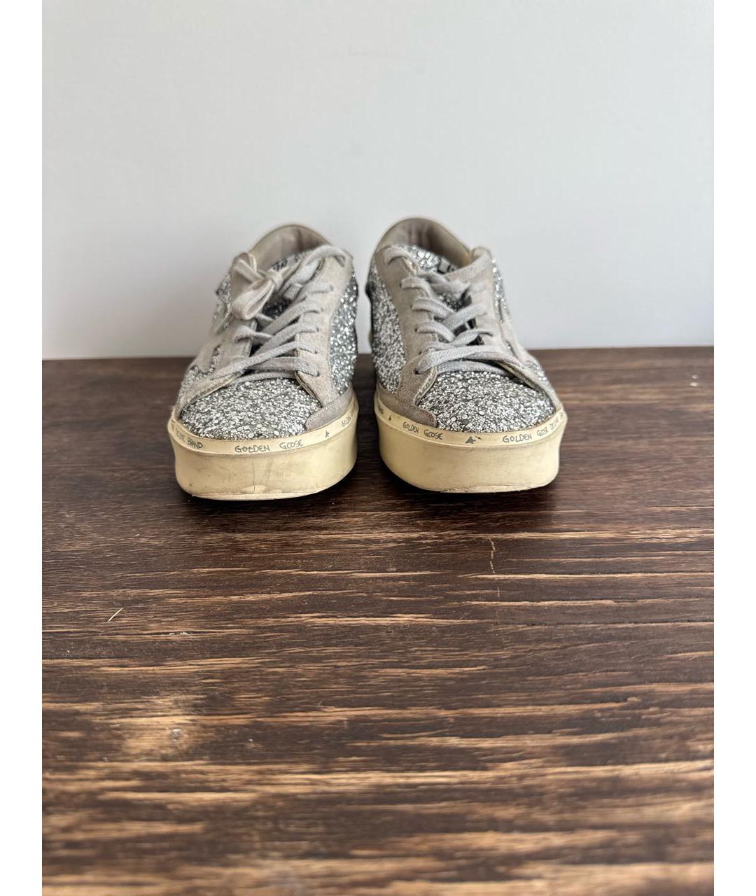 GOLDEN GOOSE DELUXE BRAND Серебряные кеды, фото 2