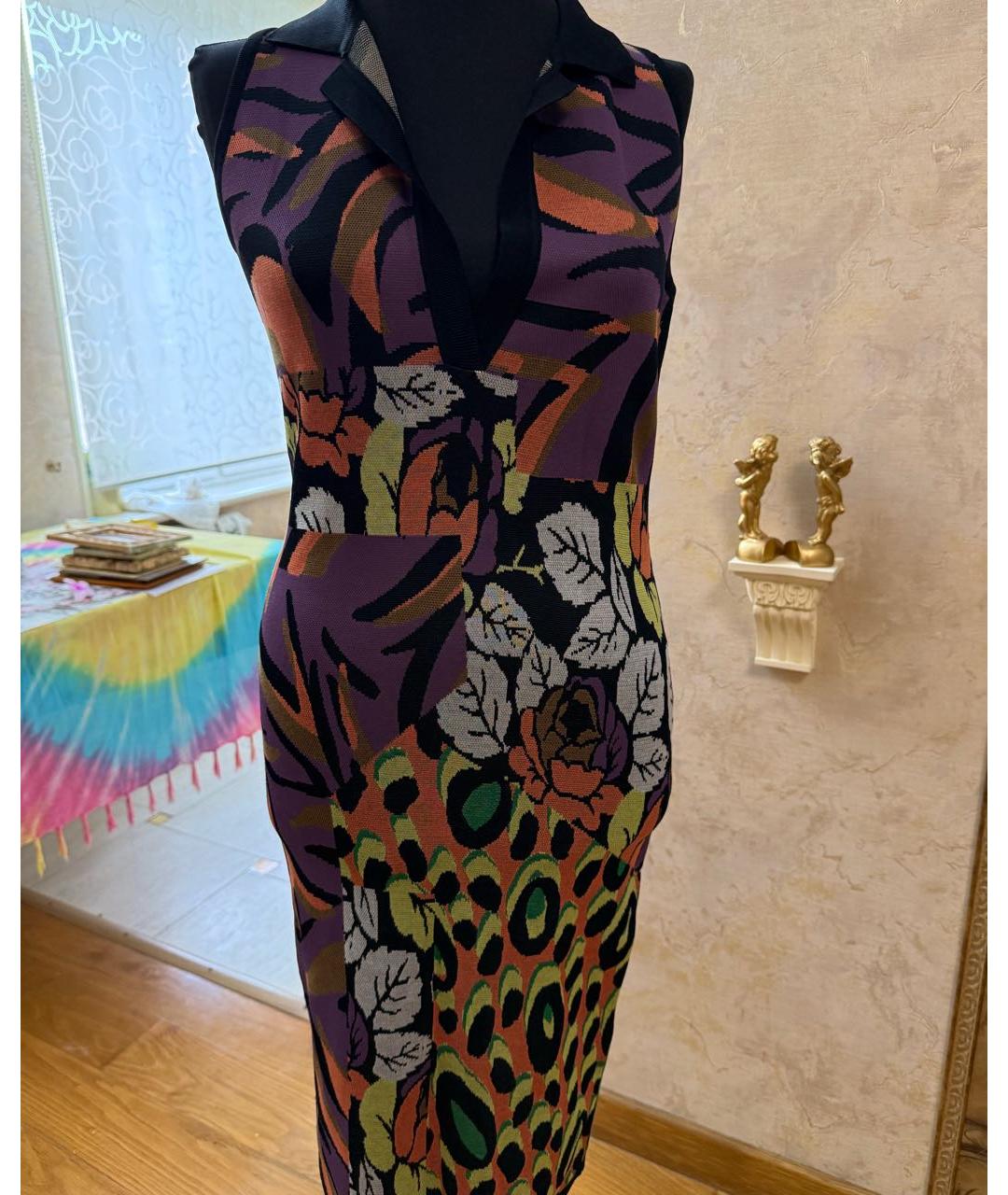 VERSACE Вискозное повседневное платье, фото 4