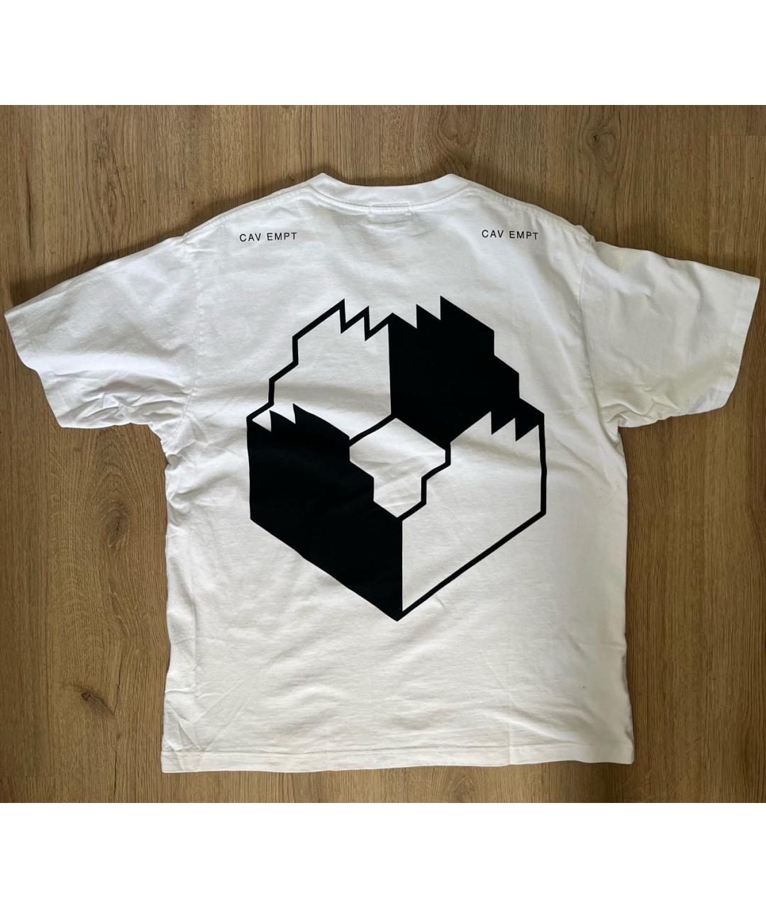 CAV EMPT Белая хлопковая футболка, фото 2