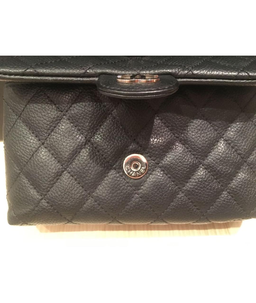 CHANEL Черная кожаная поясная сумка, фото 4
