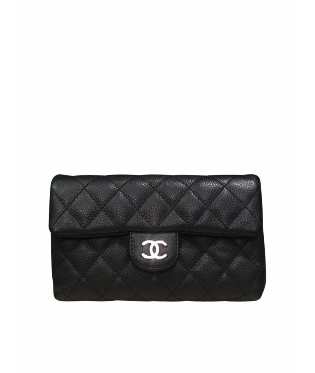 CHANEL Черная кожаная поясная сумка, фото 1
