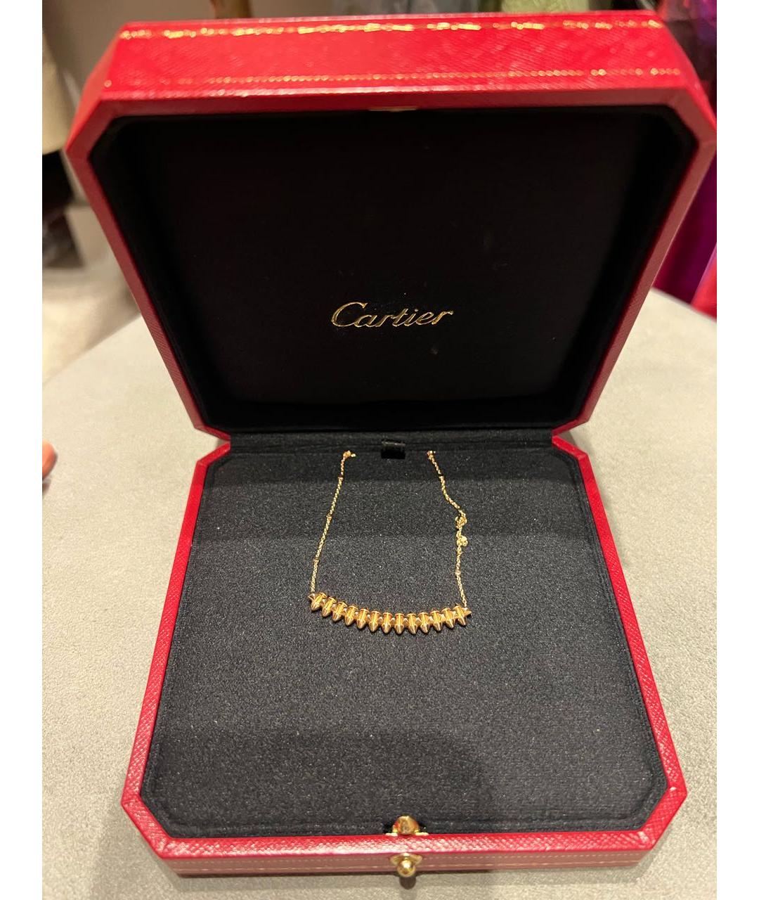 CARTIER Золотое колье из розового золота, фото 2