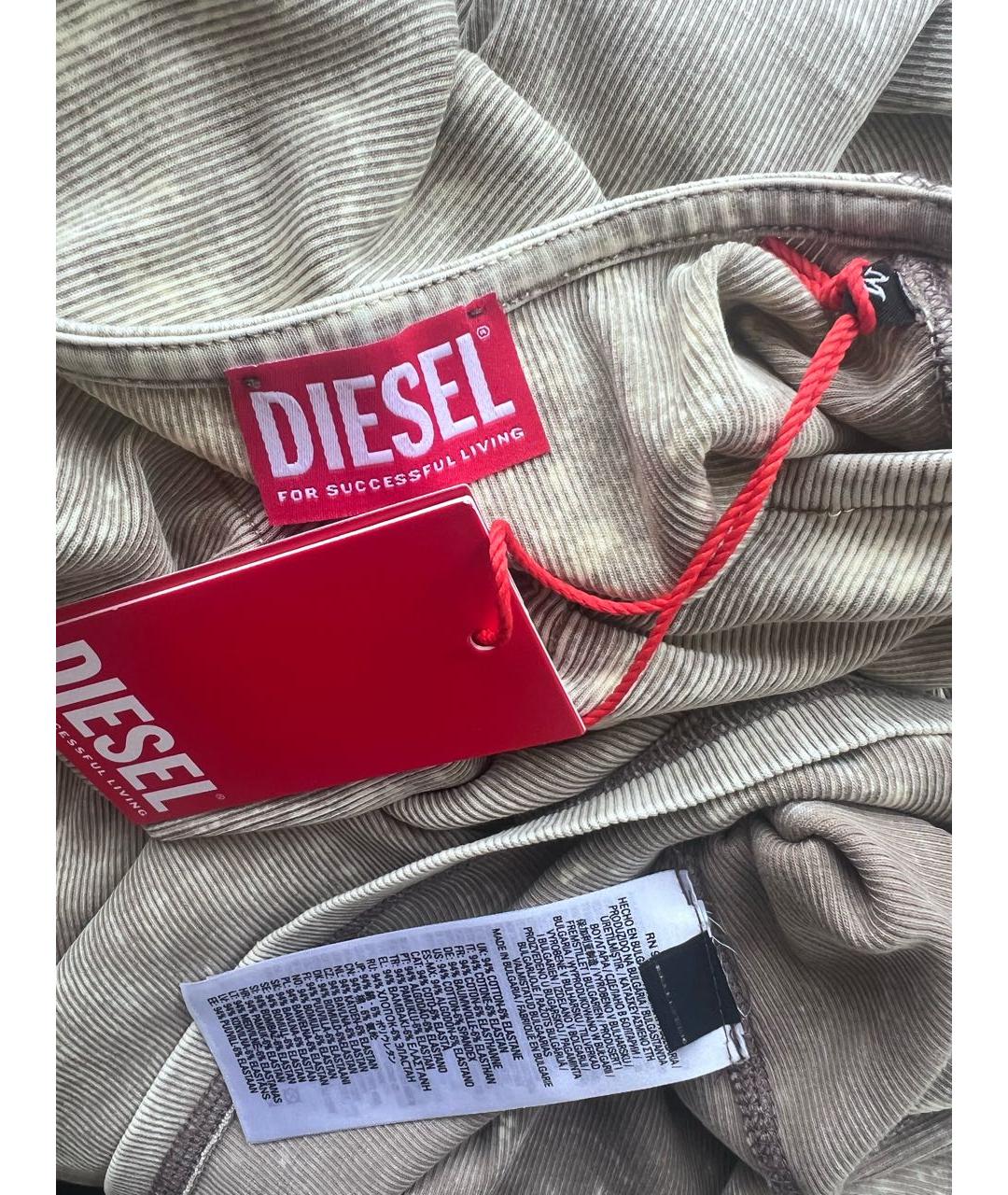 DIESEL Хаки повседневное платье, фото 3