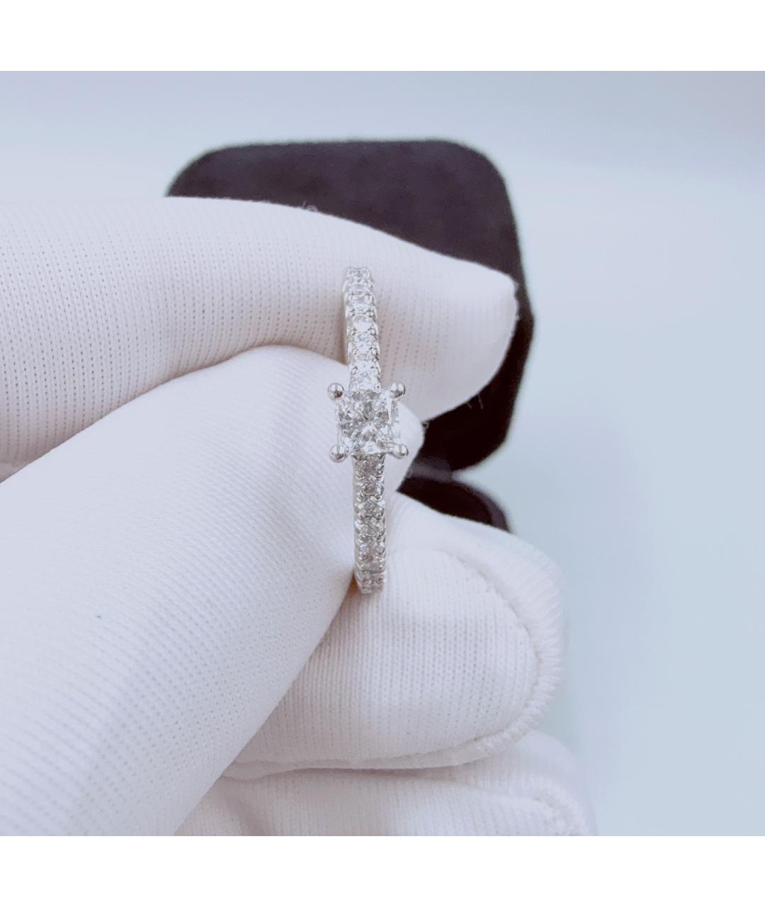 TIFFANY&CO Белое платиновое кольцо, фото 7
