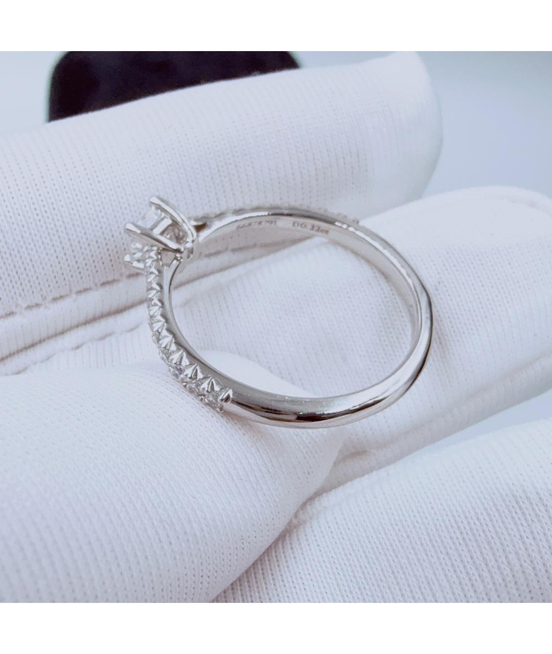 TIFFANY&CO Белое платиновое кольцо, фото 5