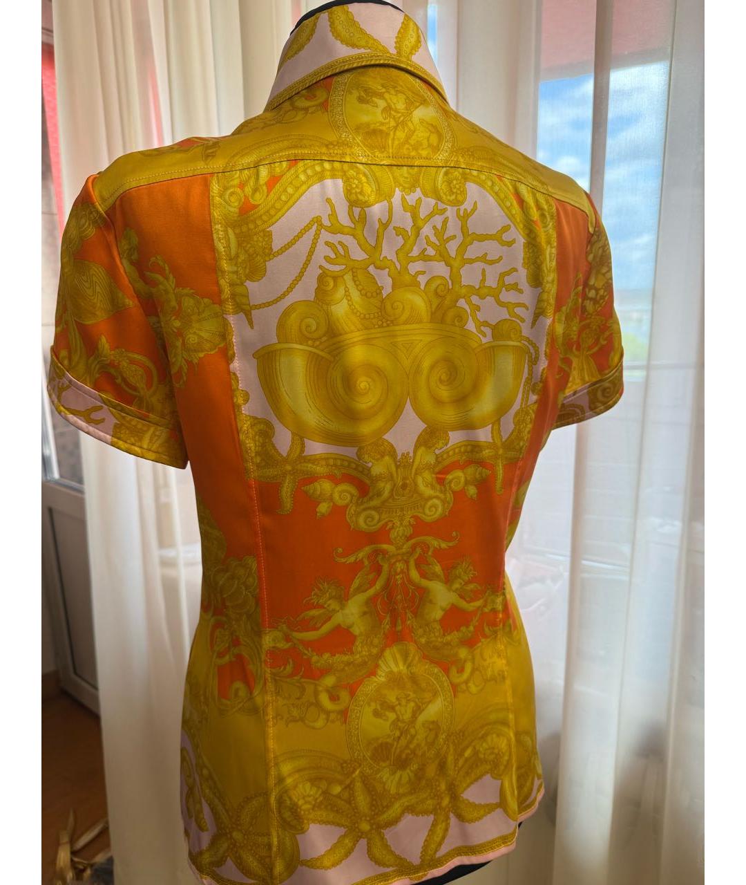VERSACE Шелковая блузы, фото 2