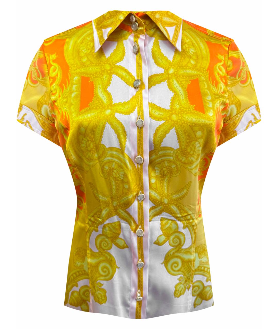 VERSACE Шелковая блузы, фото 1