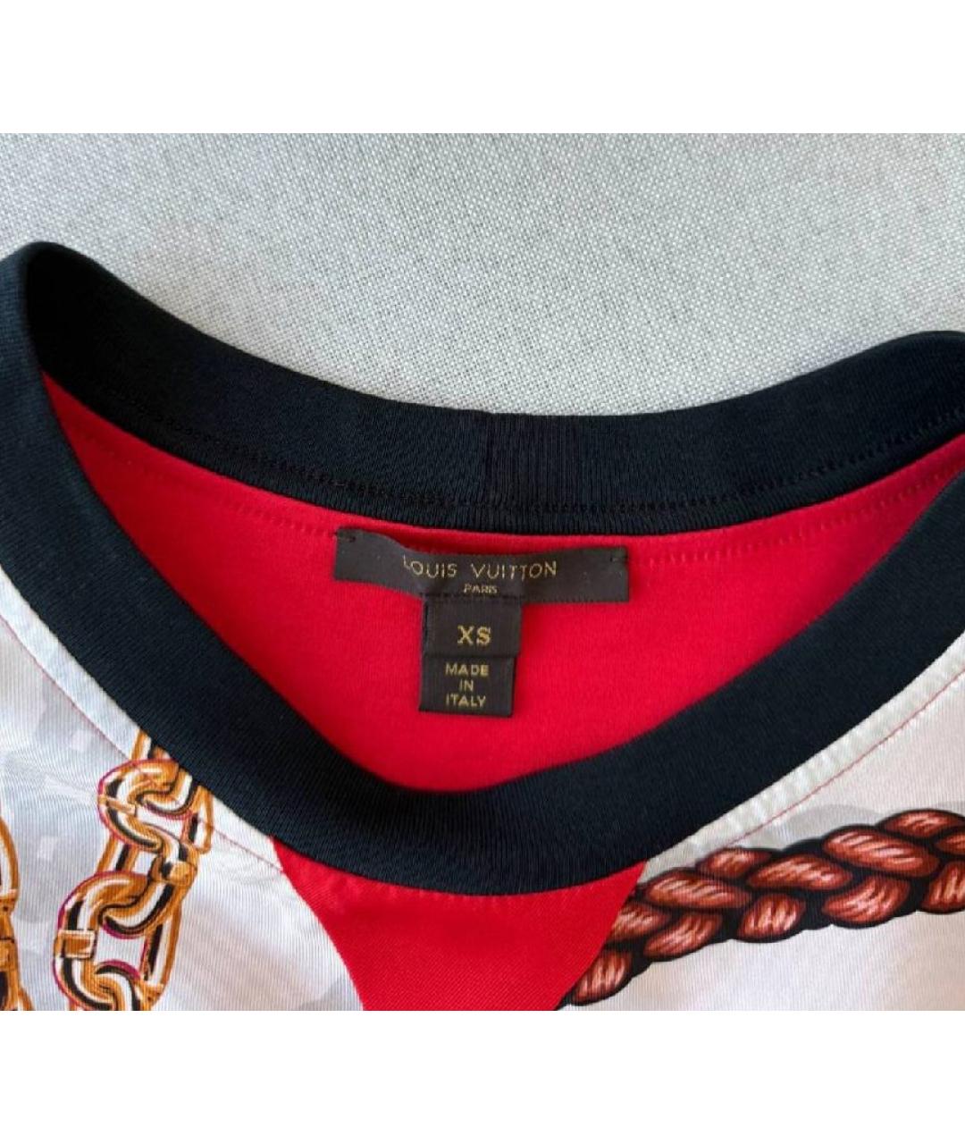 LOUIS VUITTON Шелковая футболка, фото 3